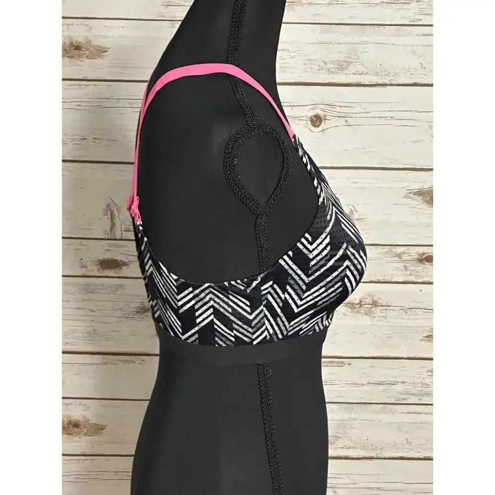 Victoria's Secret VSX Sport lightly padded mesh wireless sports bra Size 32D